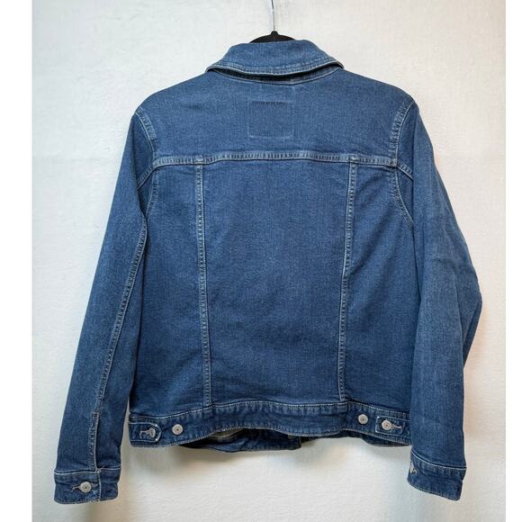 Levi's Relaxed Fit Trucker Denim Jacket, Women's Size 1X - Excellent - Picture 2 of 4